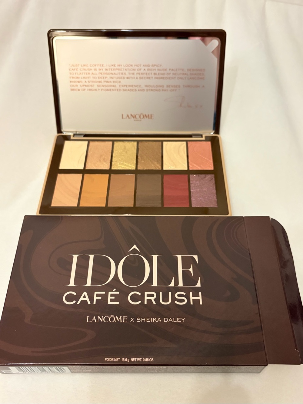 New in Box Lancôme Idôle Café Crush Eyeshadow Palette
